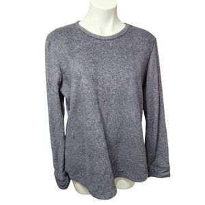 Climate Right by Cuddle Duds blue gray base layer shirt XXL